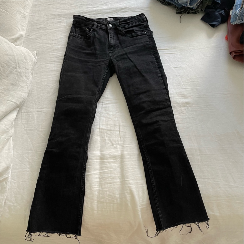 zara black jeans